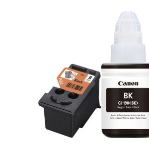 Kit Cabezal Canon 0692C004AA Negro + Botella de Tinta