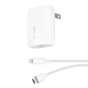 Cargador Belkin con cable Lightning a Tipo C WCA003dq04WH