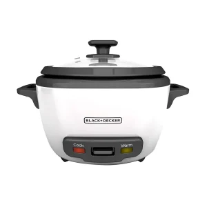 Olla arrocera Black & Decker 14 tazas RC514 Blanca