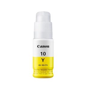 Botella de Tinta Canon GI-10 Amarilla, 3393C001AA