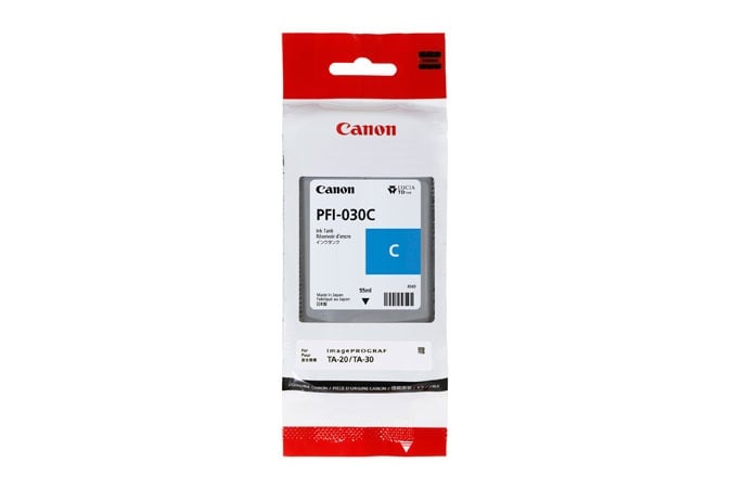 Tinta Canon PFI-030C Cyan, 3490C001AA