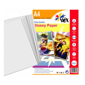 Papel Glossy Fotográfico A4 240grs. X 20 Uds.