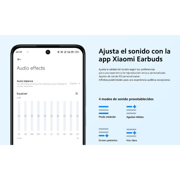 Auriculares Xiaomi Redmi Buds 6 Lite | Blanco - Imagen 5