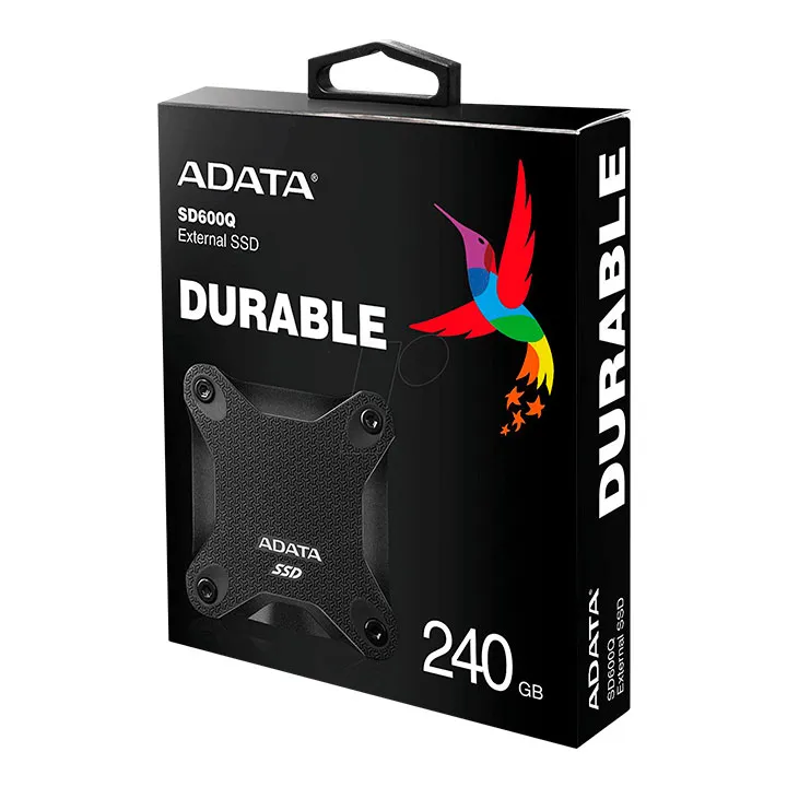 Disco Duro Externo Estado Sólido 240GB ADATA ASD600Q