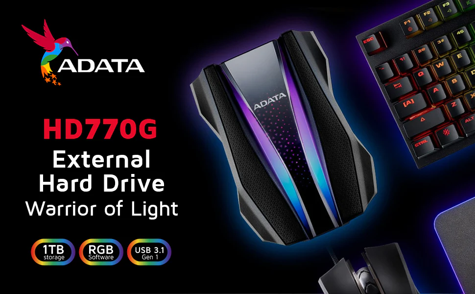 Disco Almacenamiento Externo ADATA RGB 2.5" 1TB (HD770G) - Imagen 4