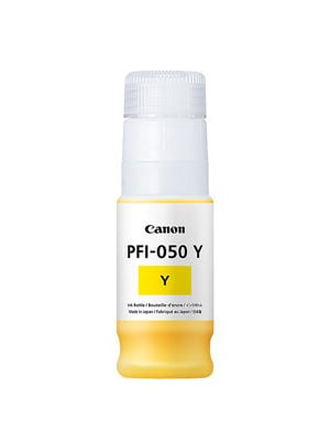 Botella de Tinta Canon PFI-050 Amarillo 70ML, 5701C001AA