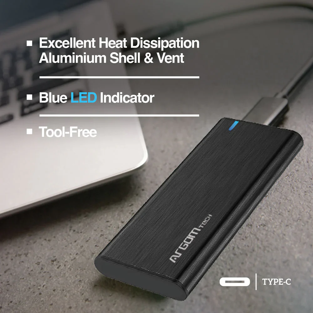 Encapsulador Argom M.2 SSD PCI-E Tipo C - Imagen 4