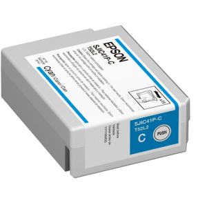 Cartucho de Tinta Epson SJIC41P Cyan C13T52L220, Para TM-C4000