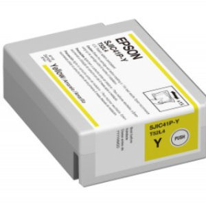 Cartucho de Tinta Epson SJIC41P Amarillo C13T52L420, Para TM-C4000