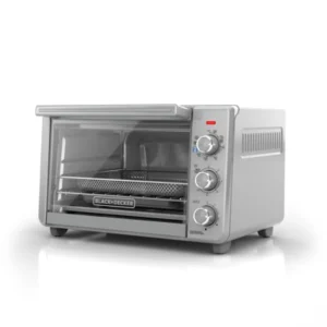 Horno tostador con freidora de aire Black & Decker 6 rebanadas TO3217SS-LA