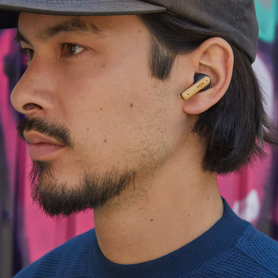 Audífonos Marley Little Bird Bluetooth Black - Imagen 4