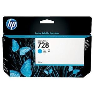 Tinta HP 728 LF Color Cyan DesignJet / 130ml / Para 730 Y 830 / F9J67A