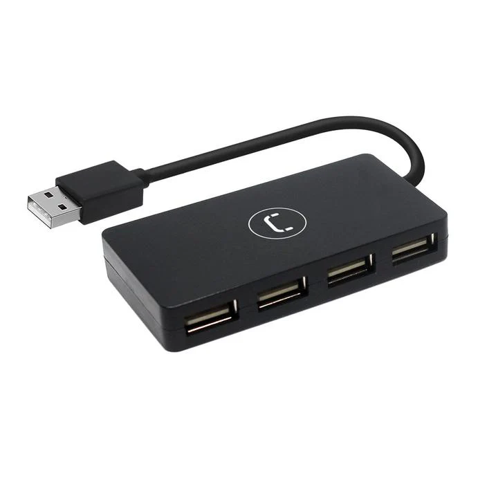 Unno Tekno Hub USB 2.0 4 puertos (HB1008BK)
