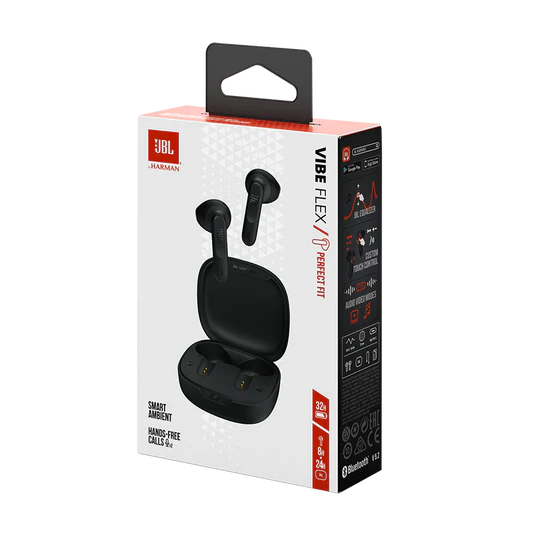 Audífonos JBL VIBE FLEX Negros