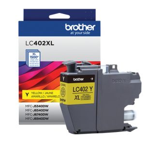 Cartucho de Tinta Brother LC402XLY Amarillo 1500 Paginas