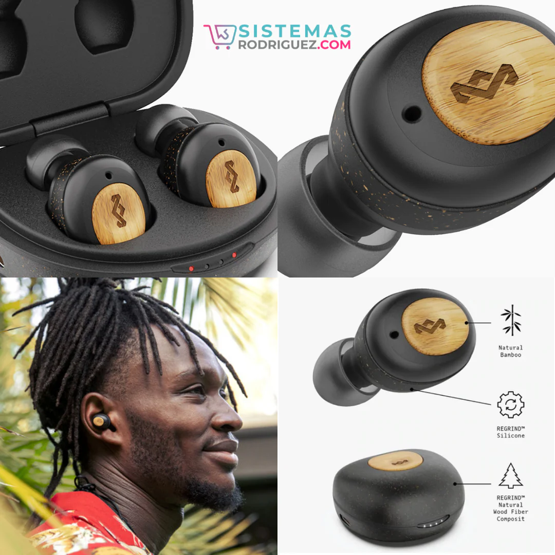 Audífonos Marley Champion Inalámbricos Bluetooth - Imagen 2