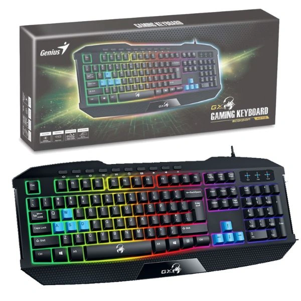 Teclado Genius Scorpion K215 Gamer RGB