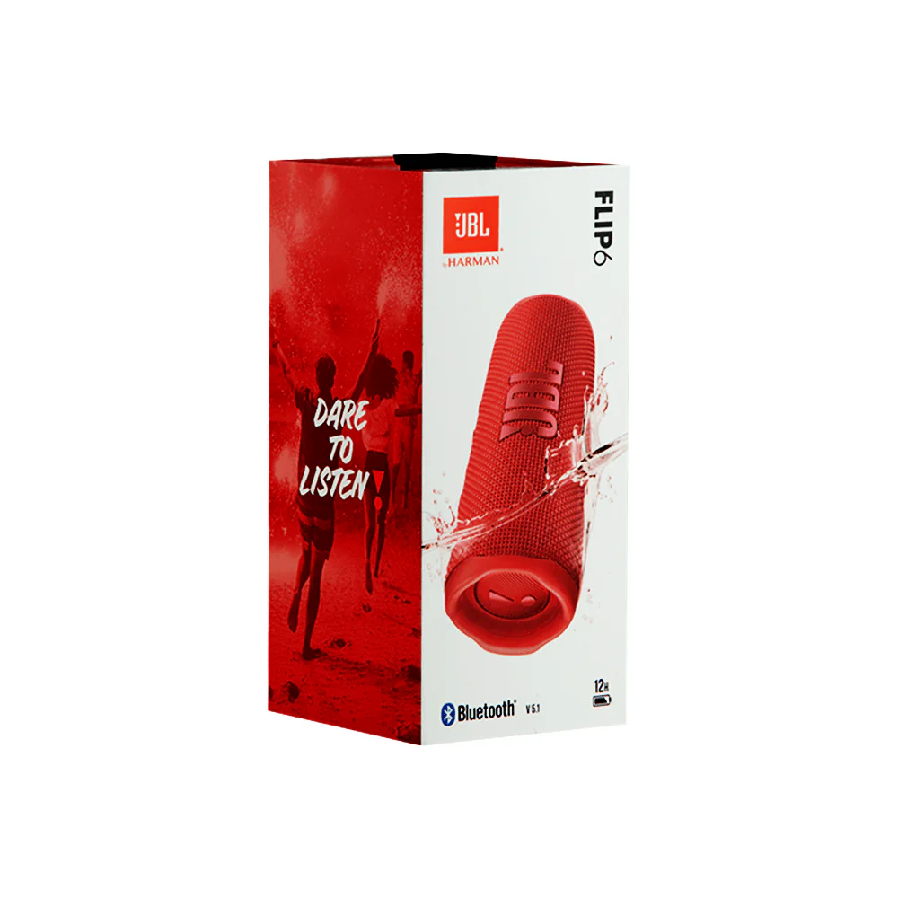 Parlante JBL Flip 6 Portable Bluetooth Rojo - Imagen 2