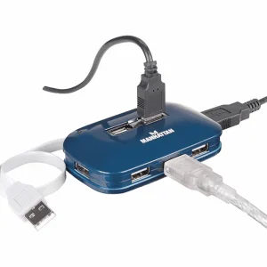 Hub Manhattan USB de Alta Velocidad 2.0