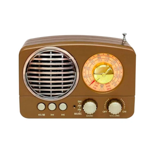 Radio Portátil Retro con Bluetooth M-161BT - Imagen 2
